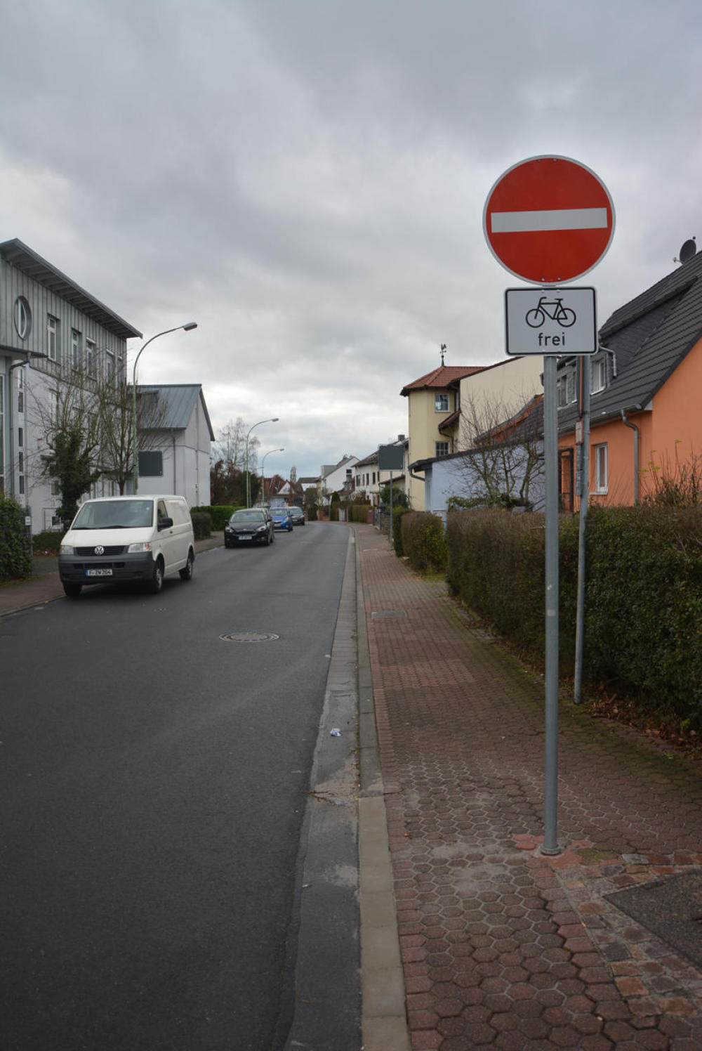 Entgegen der Einbahnstraße radeln